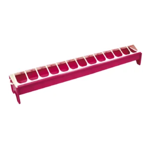 Comedero/Bebedero de Barra para Gallinas 75 cm fuchsia