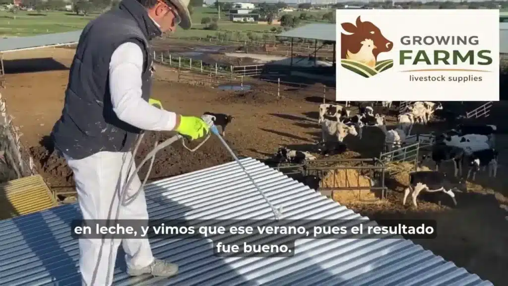 Recubrimiento térmico: pintura aislante en el tejado